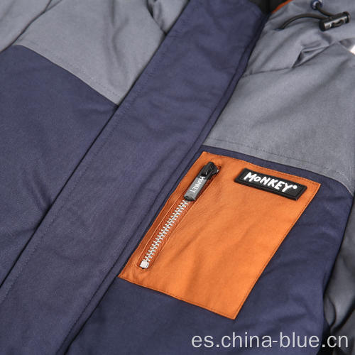 Chaqueta de chicos de parka de invierno cálido